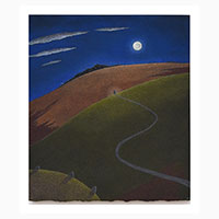 Moon, Cross & Stones II by Brian Hanscomb