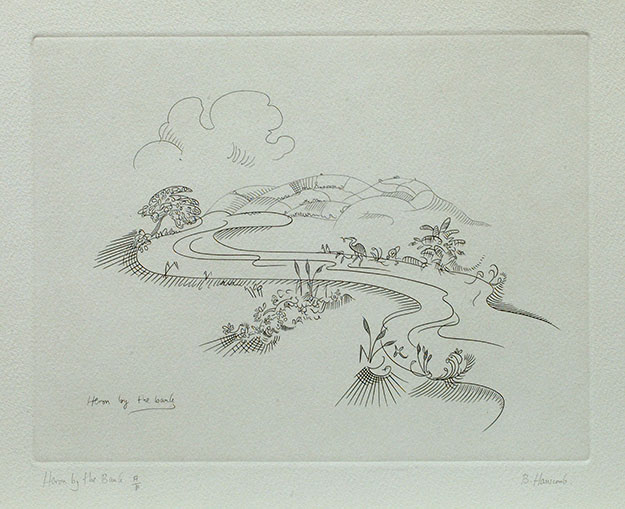Heron By The Bank by Brian Hanscomb